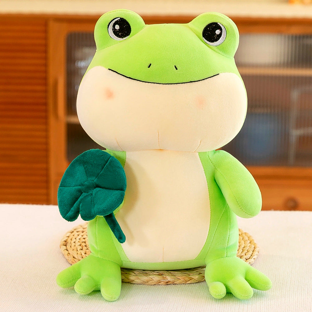 Load image into Gallery viewer, Frog Plush - Cute Green Plushie Toy
