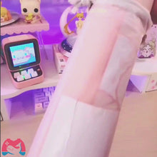 Load and play video in Gallery viewer, Sakura Cat Mousepad - Kawaii Desk Mat Mouse Pad with Wrist Support