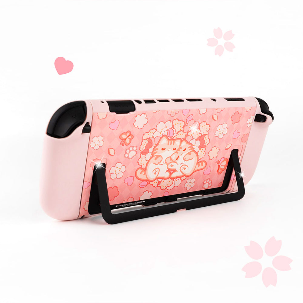 Load image into Gallery viewer, Sakura Cat Bundle for Nintendo Switch 2 | Kawaii Pink Anime Switch 2 Accessories