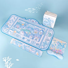 Load image into Gallery viewer, Shark Bookend | Blue White Kawaii Cute Book Stopper