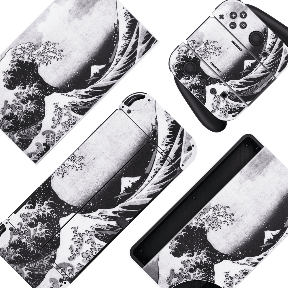 Load image into Gallery viewer, Wave Skin - Japanese Nintendo Switch Lite OLED Switch 2 Wrap