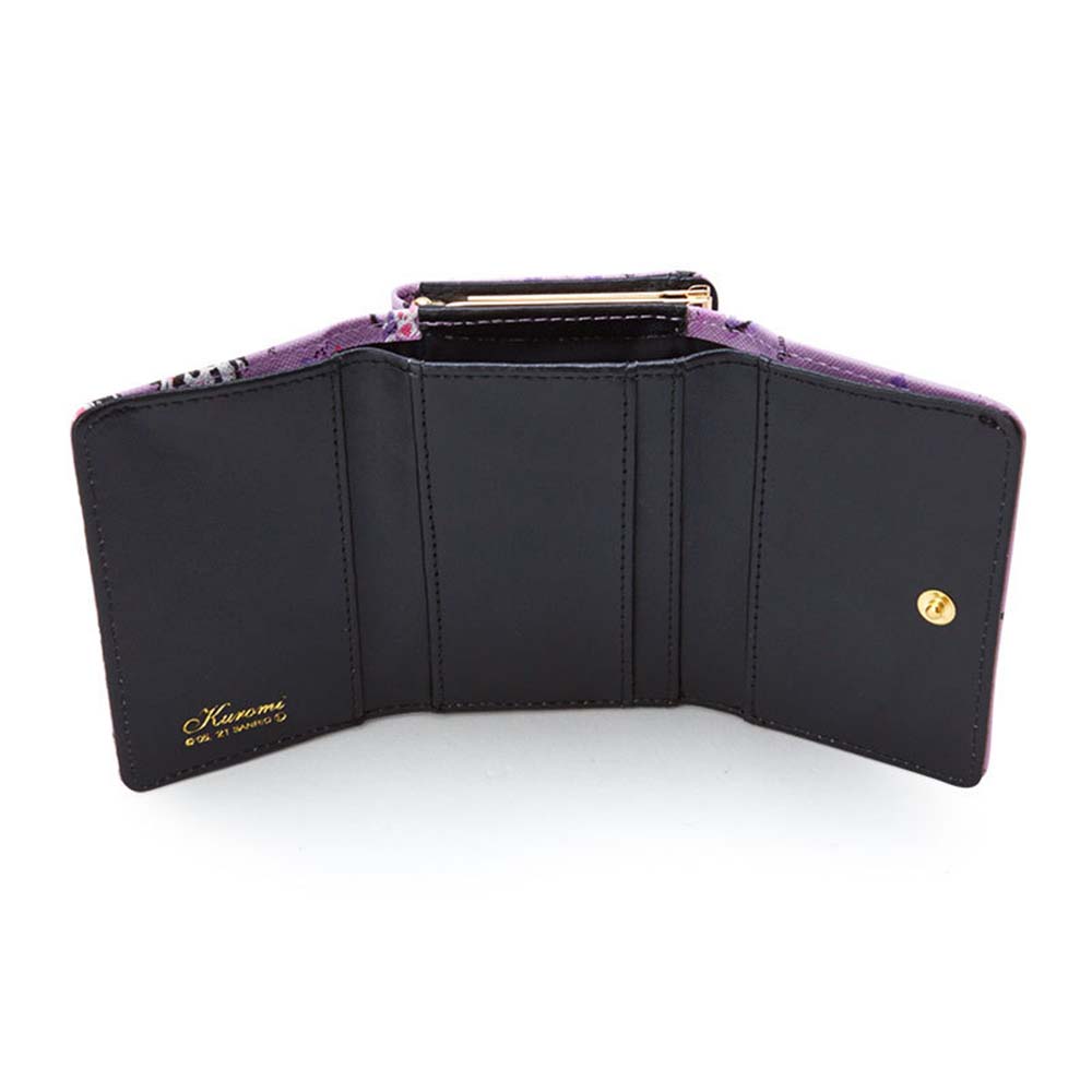 Load image into Gallery viewer, Kuromi Wallet - Sanrio Black Purple Wallet