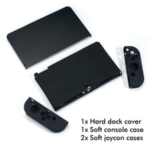 Load image into Gallery viewer, Black Case + Dock Cover Bundle - Nintendo Switch OLED