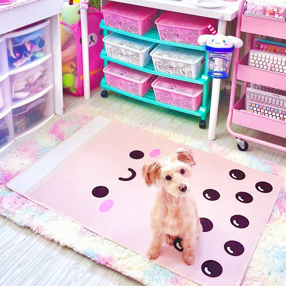 Load image into Gallery viewer, Boba Rug - Cute Large Rectangular Mat Carpet