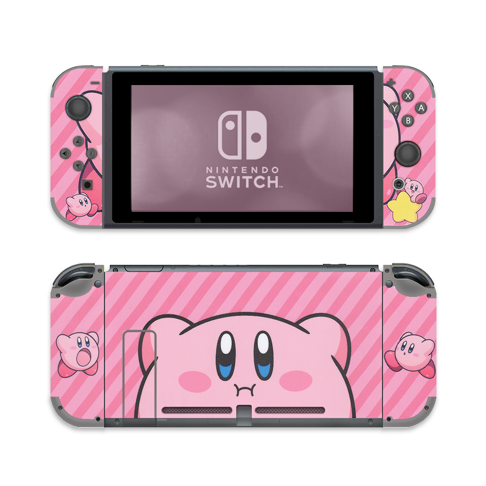 Load image into Gallery viewer, Kirby Skin | Pink Anime Nintendo Switch Old or Switch 2 Wrap