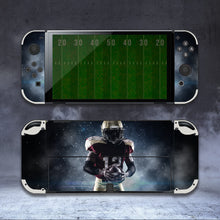 Load image into Gallery viewer, Football Skin - Sports Blue Nintendo Switch OLED Skin