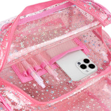Load image into Gallery viewer, Glitter Pink Clear Backpack - Kawaii Cute School Supplies for Girls & Women