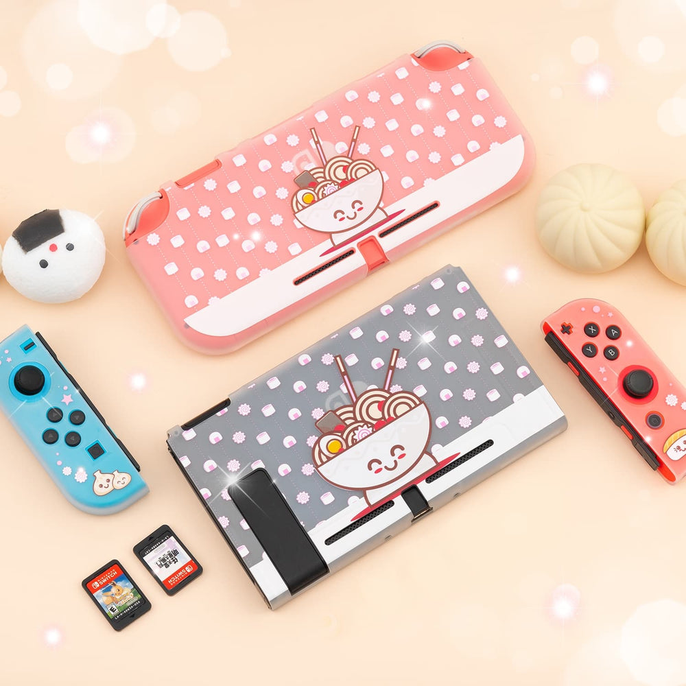 Load image into Gallery viewer, Ramen Case - Clear Nintendo Switch Lite OLED