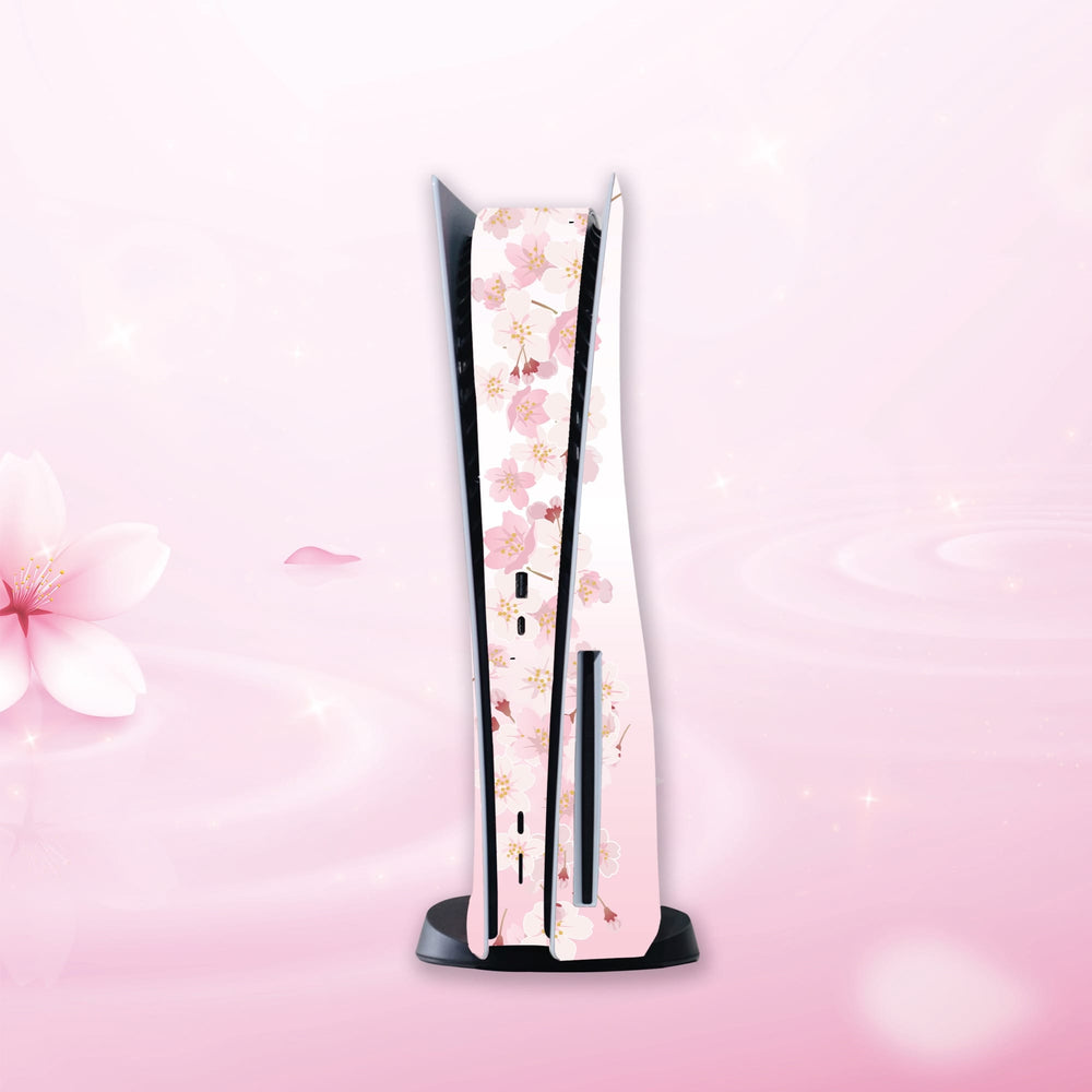 Load image into Gallery viewer, Sakura Cat PS5 Skin - Pink Cute Vinyl Wrap Sticker Sony Playstation 5