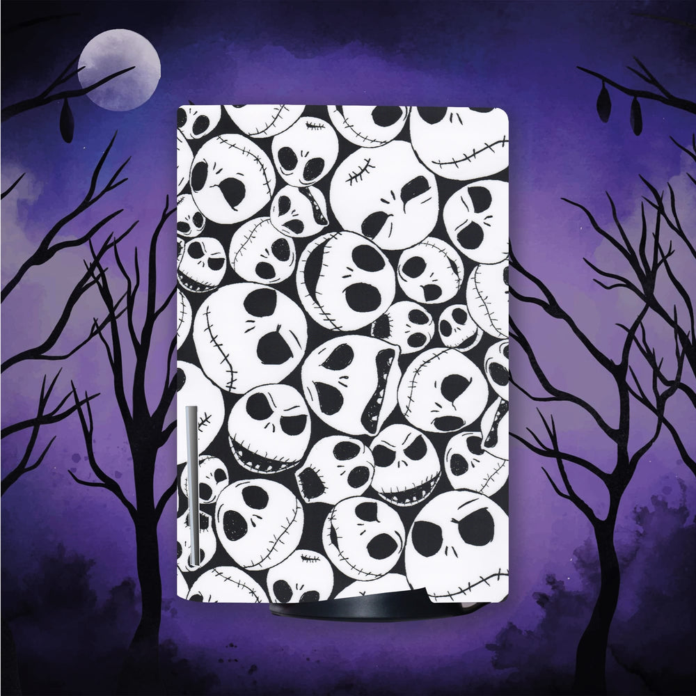 Load image into Gallery viewer, Skull PS5 Skin | Halloween Gothic Vinyl Cover Wrap Sticker
