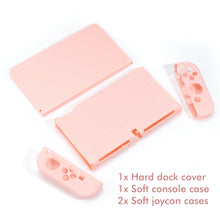 Load image into Gallery viewer, Pink Case + Dock Sleeve - Nintendo Switch OLED