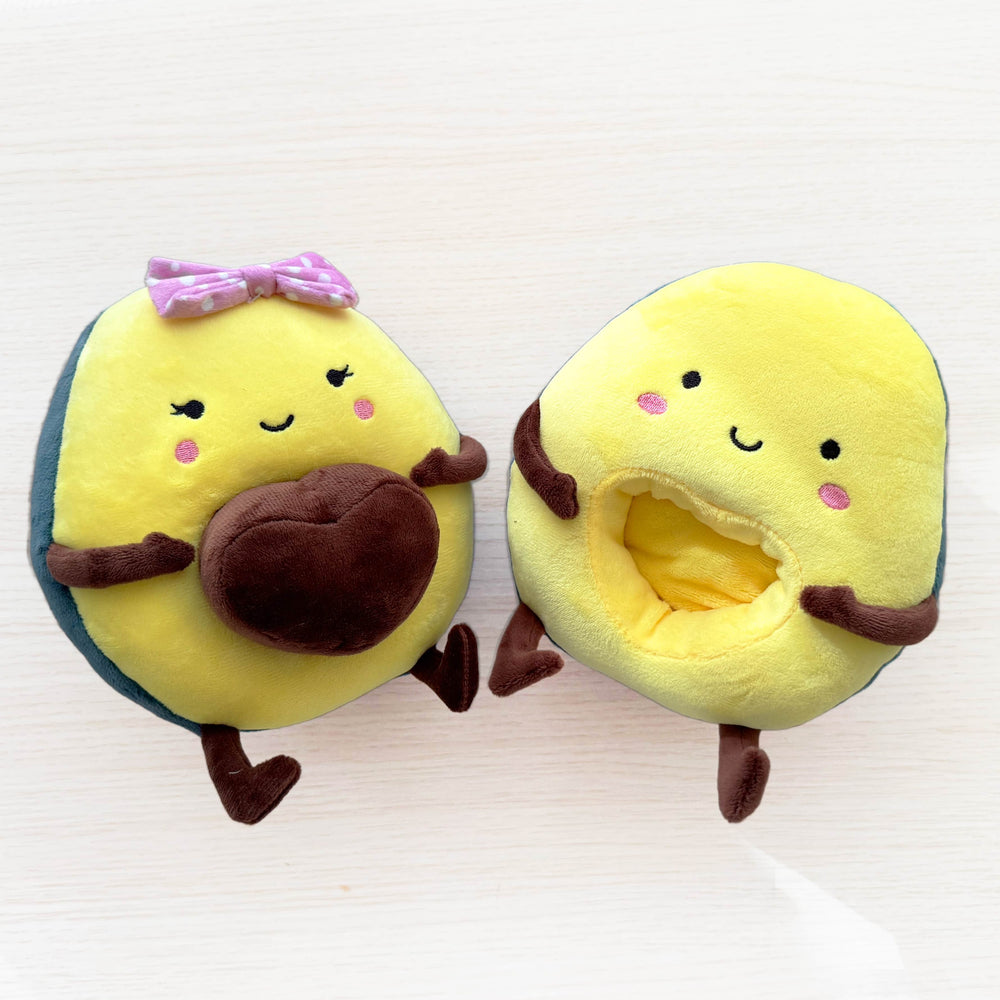 Load image into Gallery viewer, Avocado Plush | Reversible Green Brown Kawaii Plushie
