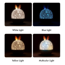 Load image into Gallery viewer, Bunny Night Light - Cute Kawaii Soft Projector
