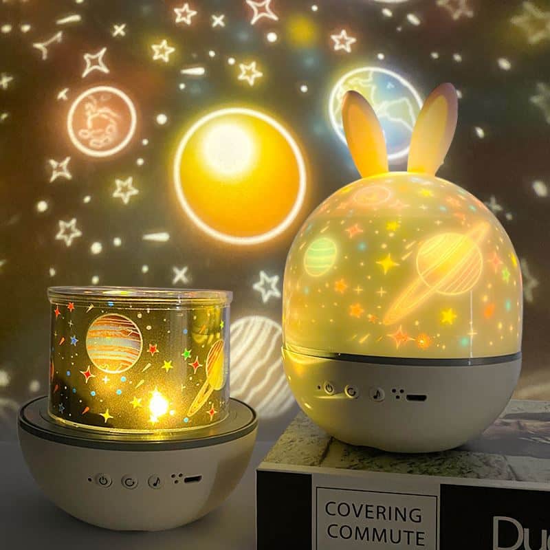 Load image into Gallery viewer, Bunny Night Light - Cute Kawaii Soft Projector
