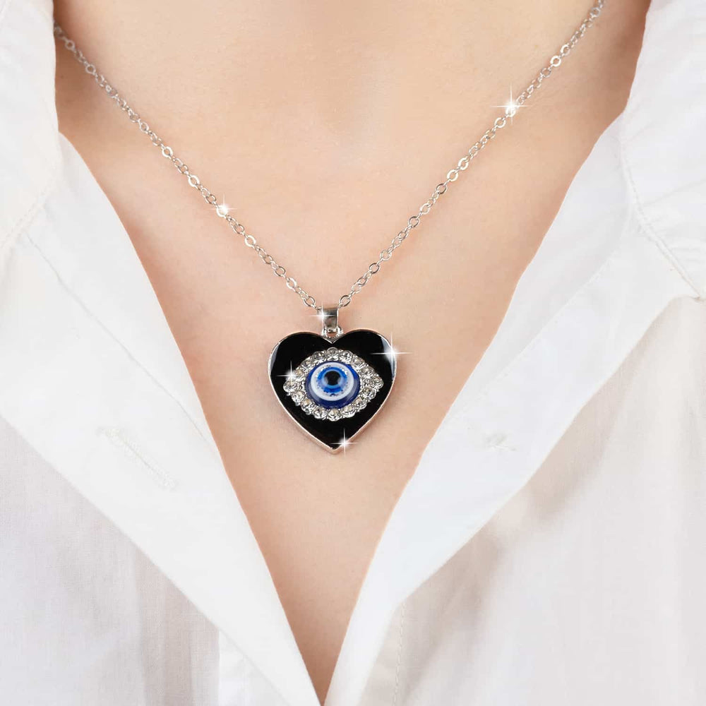 Load image into Gallery viewer, Evil Eye Necklaces - 2 Pack Protection Jewelry
