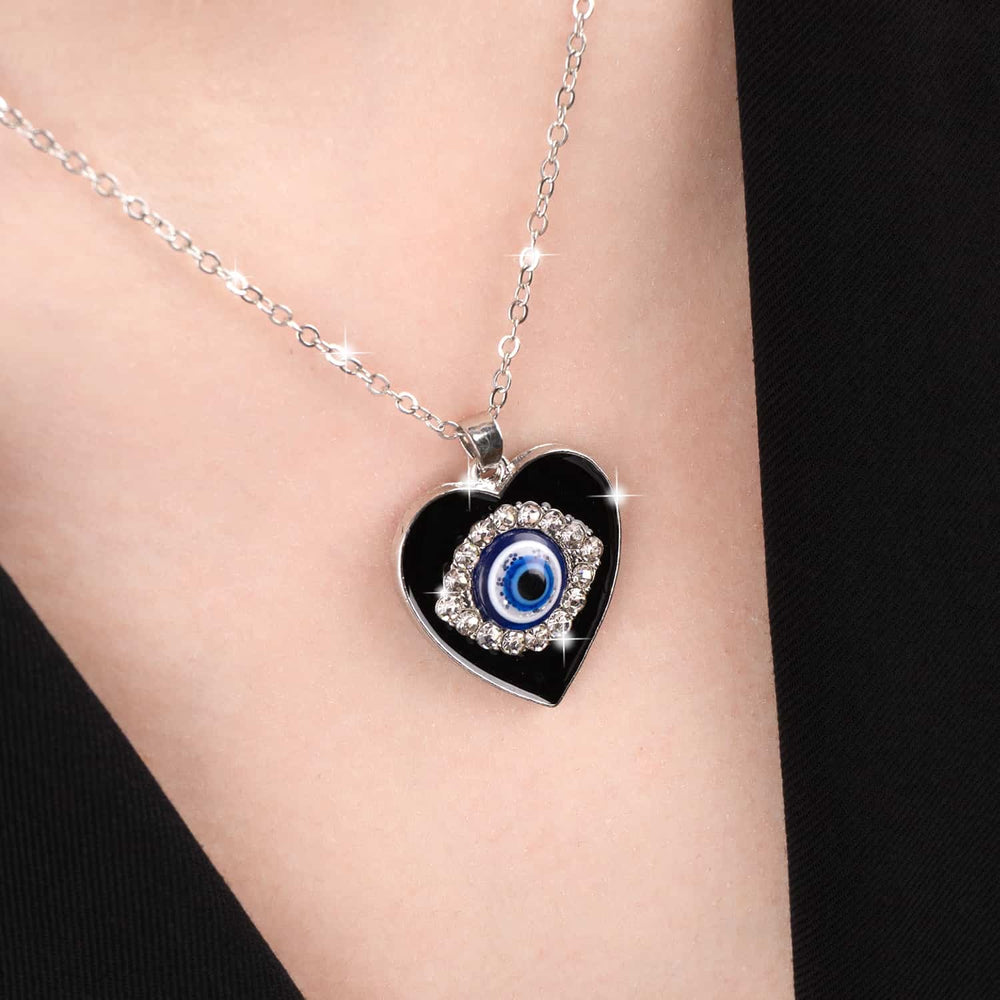 Load image into Gallery viewer, Evil Eye Necklaces - 2 Pack Protection Jewelry
