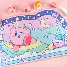 Load image into Gallery viewer, Kirby Desk Mat - Large Blue Anime Mousepad
