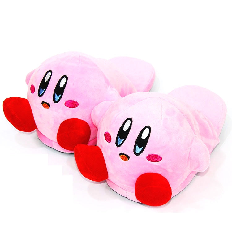 Kirby Star Slipper | Cute Anime House Shoes One Size Adult Women