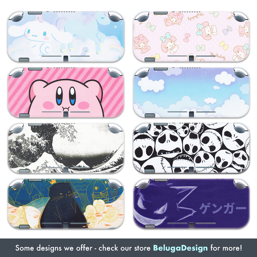 Load image into Gallery viewer, Black Rose Skin | Flower Nintendo Switch OLED or Lite Wrap
