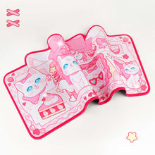Load image into Gallery viewer, Marie Cat Kawaii Desk Mat – Pink Cute Anime Mouse Pad
