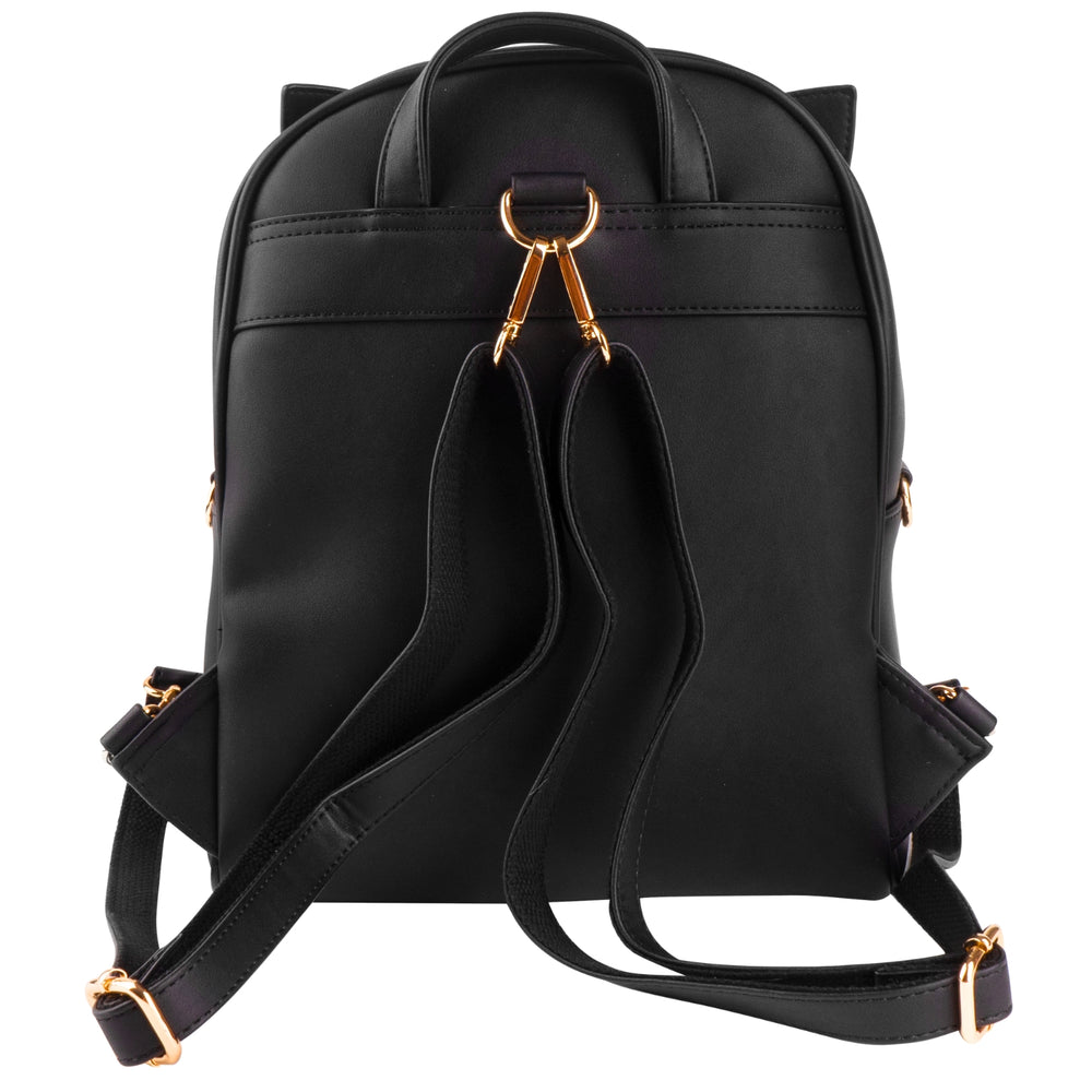 Load image into Gallery viewer, BelugaDesign Moon Backpack - Cute Black Anime Cat Ears
