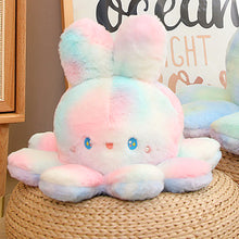 Load image into Gallery viewer, Octopus Plush - Reversible Pink Blue Plushie Toy
