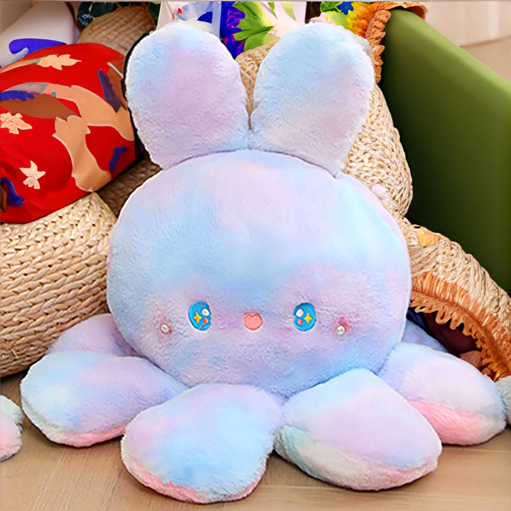 Load image into Gallery viewer, Octopus Plush - Reversible Pink Blue Plushie Toy
