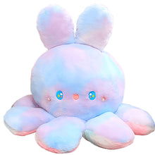 Load image into Gallery viewer, Octopus Plush - Reversible Pink Blue Plushie Toy
