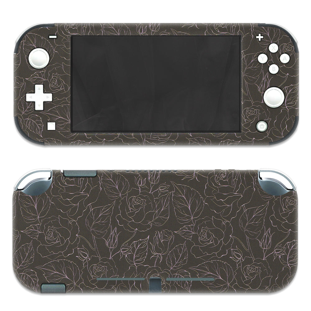 Load image into Gallery viewer, Black Rose Skin | Flower Nintendo Switch OLED or Lite Wrap
