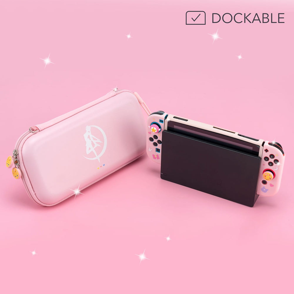 Load image into Gallery viewer, Moon Anime Bundle - Nintendo Switch Lite OLED Case Cover Grips
