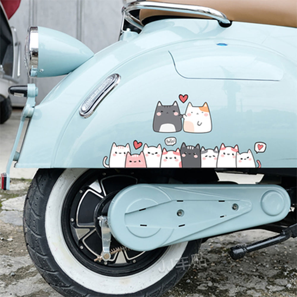 Load image into Gallery viewer, Cat Stickers – Kawaii Vinyl  Decal For Laptop Car Water Bottle
