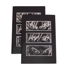 Load image into Gallery viewer, Anime Eyes Notebook - 2 Pack Ninja Manga Journal
