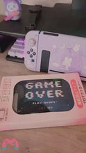 Load and play video in Gallery viewer, Game Over Switch Case - Black Retro Nintendo Switch, Lite, OLED
