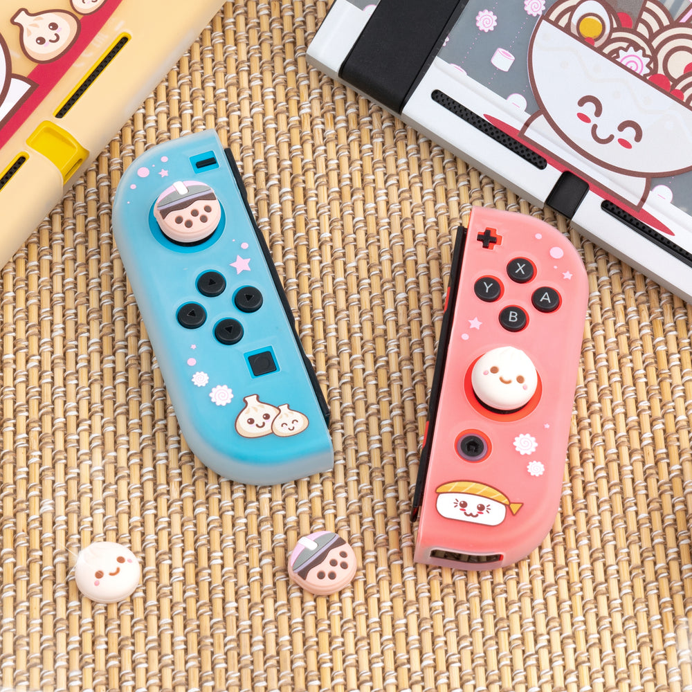 Load image into Gallery viewer, Boba Dumpling Pork Bun Thumb Grips - Nintendo Switch, Lite, OLED
