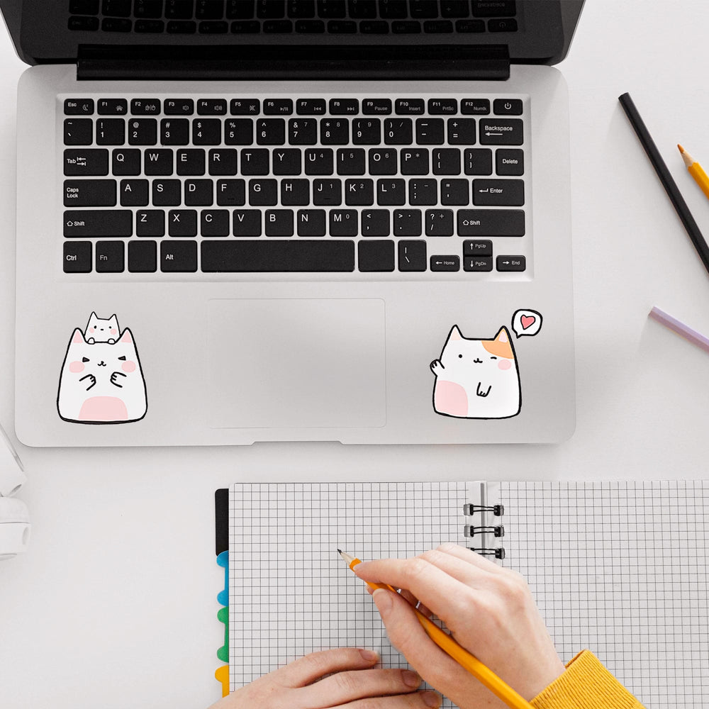 Load image into Gallery viewer, Cat Stickers – Kawaii Vinyl  Decal For Laptop Car Water Bottle
