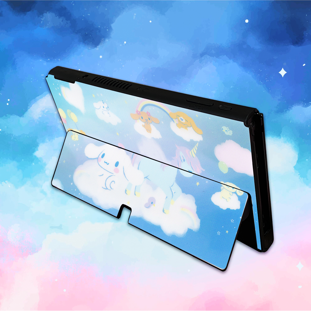 Load image into Gallery viewer, Blue Cinnamoroll - Dog Nintendo Switch, OLED or Lite Skin
