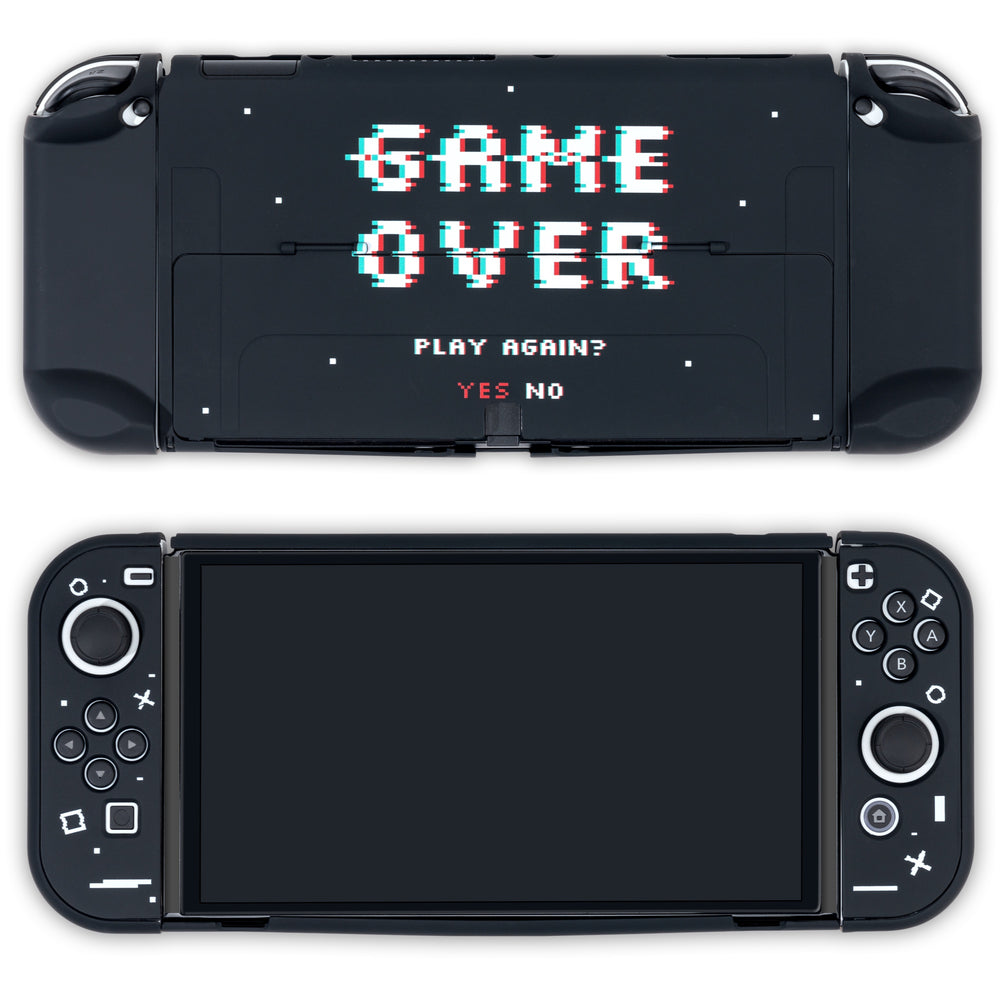 Load image into Gallery viewer, Game Over Switch Case - Black Retro Nintendo Switch, Lite, OLED
