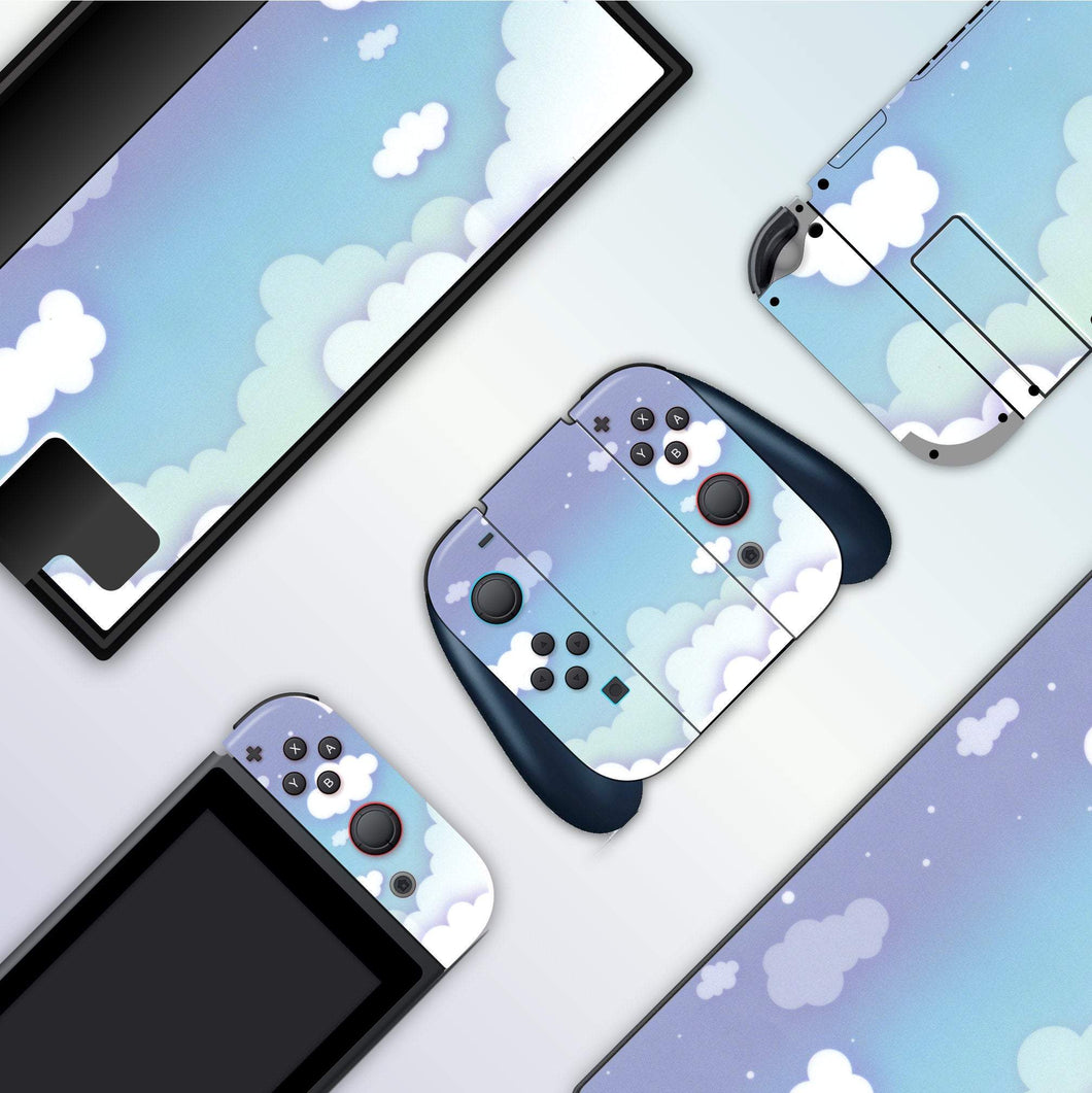 Blue Clouds Switch Skin | Nintendo Switch Lite OLED Wraps