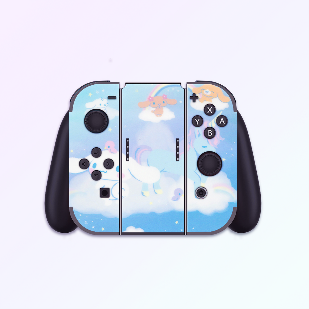 Load image into Gallery viewer, Blue Cinnamoroll - Dog Nintendo Switch, OLED or Lite Skin
