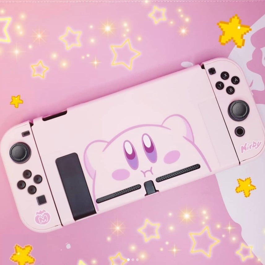 Load image into Gallery viewer, Kirby Switch Case - Nintendo Switch Snap On Hard Shell Protector
