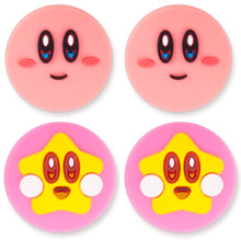 Load image into Gallery viewer, Kirby Thumb Grips - Cute Pink Anime Button Caps for Nintendo Switch Standard OLED Lite
