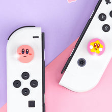 Load image into Gallery viewer, Kirby Thumb Grips - Cute Pink Anime Button Caps for Nintendo Switch Standard OLED Lite
