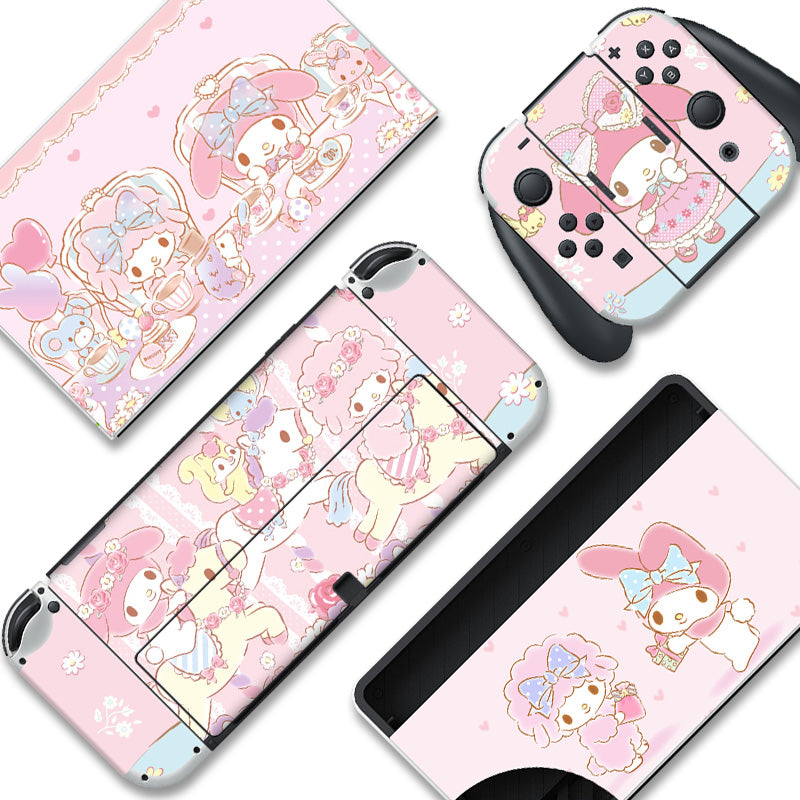 Load image into Gallery viewer, My Melody Skin - Cute Nintendo Switch Lite OLED Wrap
