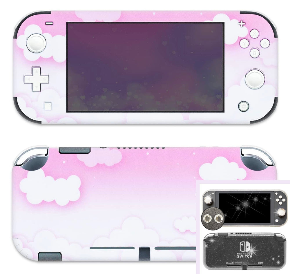 Load image into Gallery viewer, Pink Clouds Switch Skin - Pastel Switch Standard, OLED, Lite Wraps
