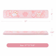 Load image into Gallery viewer, Sakura Cat Mousepad - Kawaii Desk Mat Mouse Pad with Wrist Support
