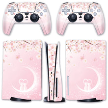 Load image into Gallery viewer, Sakura Cat PS5 Skin - Pink Cute Vinyl Wrap Sticker Sony Playstation 5
