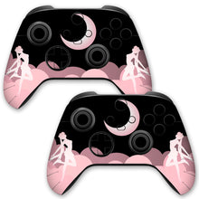 Load image into Gallery viewer, Moon Anime Xbox Skin | Japanese Black Pink Vinyl for Xbox Series S
