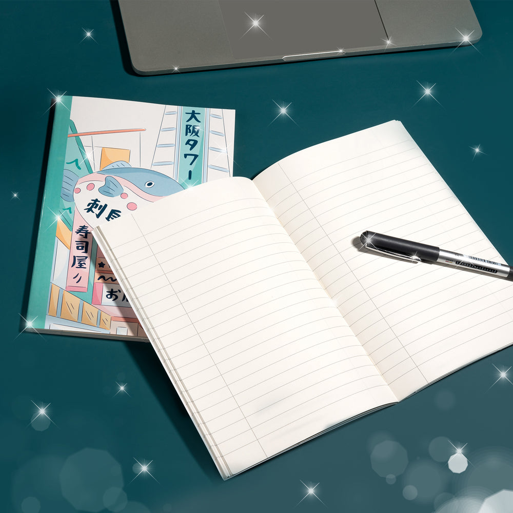 Load image into Gallery viewer, Whale Notebook - 2 Pack Cute Anime Journal
